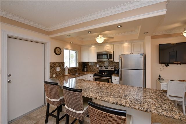 interior view of vacation rental in Lido key